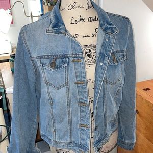 Great used condition refuge womens large jean jacket